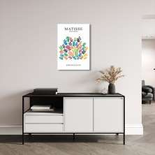 Quadro Matisse The Garden 100x70 Sem Moldura