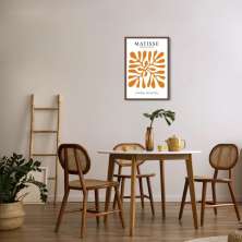 Quadro Matisse The Garden 43x30 Caixa Marrom
