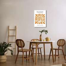 Quadro Matisse The Garden 60x43 Filete Branco