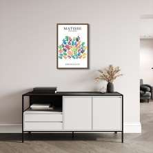 Quadro Matisse The Garden 86x60 Caixa Preto