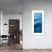 Quadro Oceano 100x50 Caixa Branco