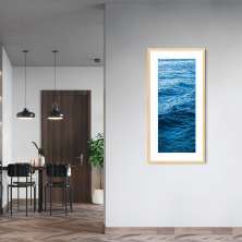 Quadro Oceano 100x50 Caixa Marfim