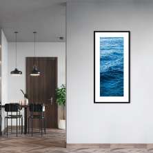 Quadro Oceano 100x50 Caixa Preto