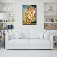 Quadro The Birth of Venus Tattooed 86x60 Caixa Marrom