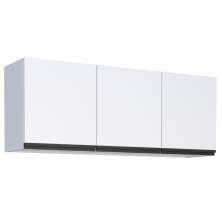Armário Aéreo para Cozinha  3 Portas Anori Branco