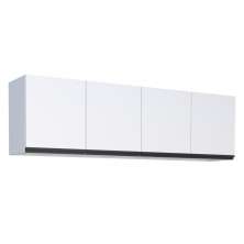 Armário Aéreo para Cozinha 4 Portas Anori Branco