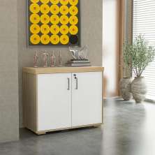 Bancada 2 Portas Islington Carvalho Branco