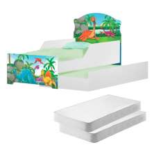 Bicama Infantil Uly Floresta Dinossauros com Colchões