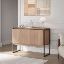 Buffet Classico com 3 Portas Veneza Montana Preto