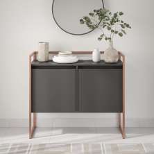 Buffet Industrial para Sala Irlanda Preto Cobre