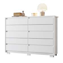 Cômoda com 10 Gavetas Loanda Branco