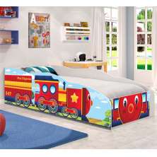 Cama Infantil Kids Speciale Carro Trenzinho com Colchão