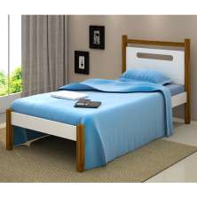 Cama Solteiro Helo com Colchão
