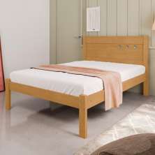 Cama de Casal Flex Iturama Naturalle Off White