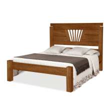 Cama de Casal Ripada Mineápolis Imbuia