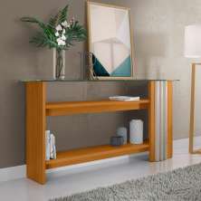 Conjunto Aparador e Mesa Centro Barcelona Cinamomo Off White