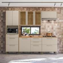 Conjunto Cozinha Compacta Granada Jequitiba Off White