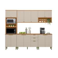 Conjunto Cozinha Compacta Osaka Jequitiba Off White
