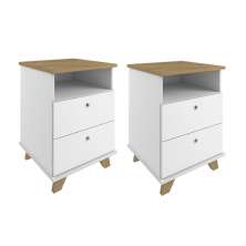 Conjunto de Gaveteiros Ipswich Olmo Branco