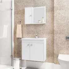Conjunto para banheiro Monaco Branco