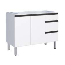 Gabinete de Cozinha para Pia 2 Portas Cambé Branco