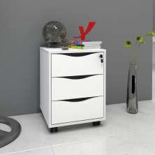 Gaveteiro 3 Gavetas Bronte Branco