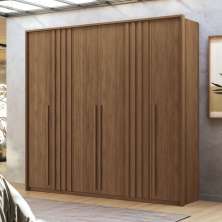 Guarda Roupa 6 Portas Israel Jatoba 