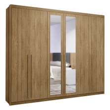 Guarda Roupa com 6 Portas com Espelhos Múrcia Nature