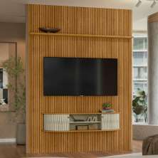 Home Painel Para TV Ravenspire Cumaru Opala