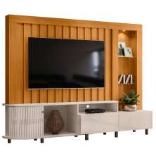 Home para TVs 70" 2 Gavetas Derby Cinamomo Off White