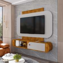 Painel TV 55 Polegadas Capivari Naturalle Off-White