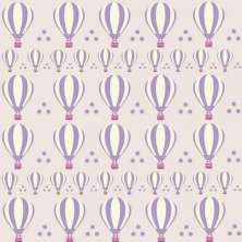 Papel de Parede Infantil Balão Rosa