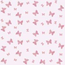 Papel de Parede Infantil Borboletas Rosas