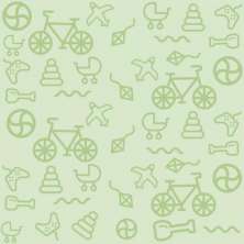 Papel de Parede Infantil Brinquedos