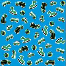 Papel de Parede Infantil Brinquedos Menino