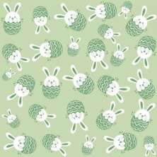 Papel de Parede Infantil Coelinhos Páscoa