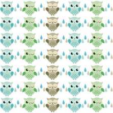 Papel de Parede Infantil Corujas