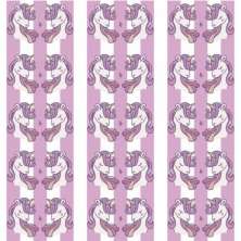 Papel de Parede Infantil Unicórnio Lilás