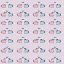 Papel de Parede Kids Casal Unicórnio