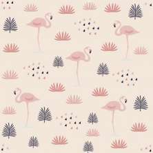 Papel de Parede Kids Flamingo