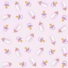 Papel de Parede Kids Mamadeira