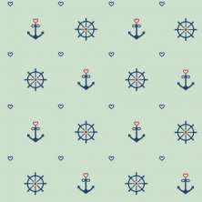 Papel de Parede Kids Marinheiro Verde
