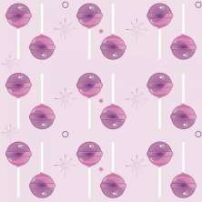 Papel de Parede Kids Pirulito Rosa