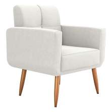 Poltrona Decorativa Itaqui Boucle Bege