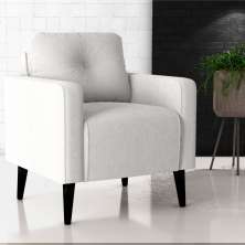 Poltrona Decorativa Viale Boucle Bege