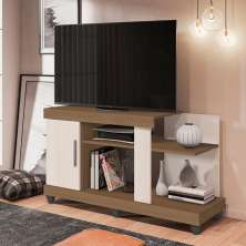 Rack Com Porta Setúbal Carvalho Off White 