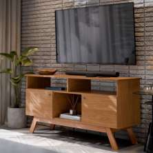 Rack para TV com 3 Nichos Manchester Nature