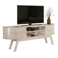 Rack para TVs de 75 Polegadas Leicester Calacata Off White