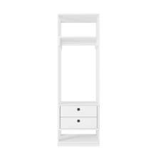 Roupeiro Madri Branco com Gaveta