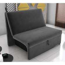 Sofá Cama para Descanso Galway Suede Cinza